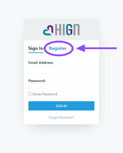 Step 1: Registering Account