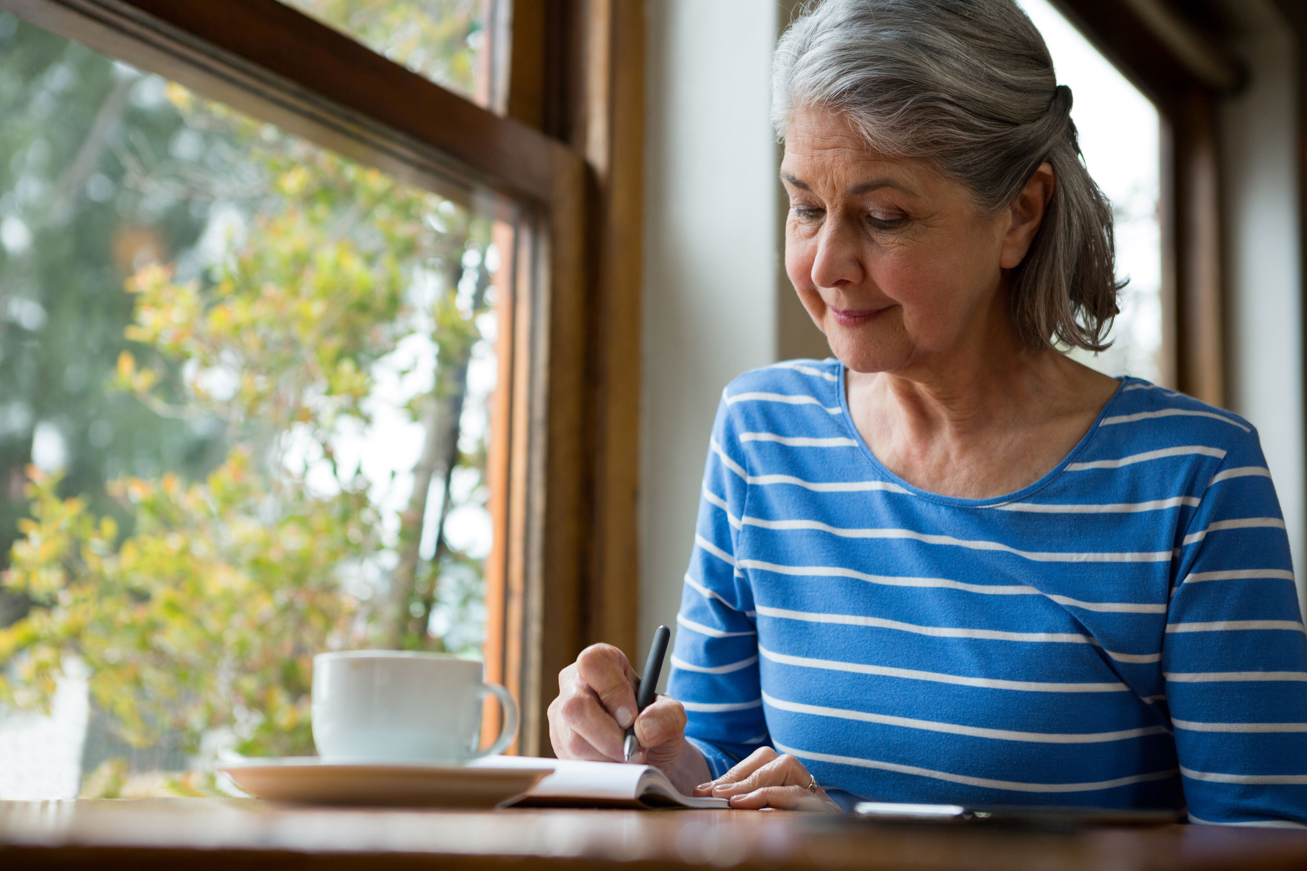 Older adults writing